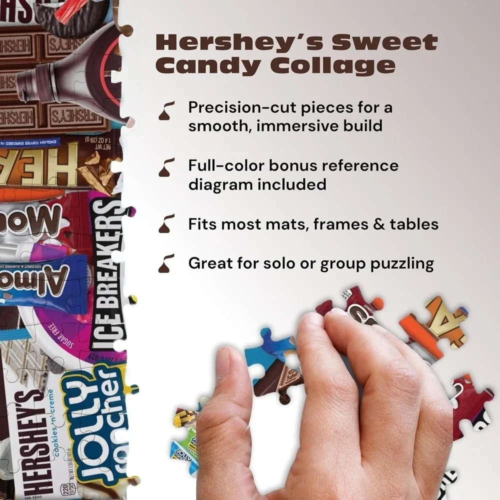 Buffalo Games 1000-Piece Hershey's Sweet‎ Collage Interlocking Jigsaw Puzzle
